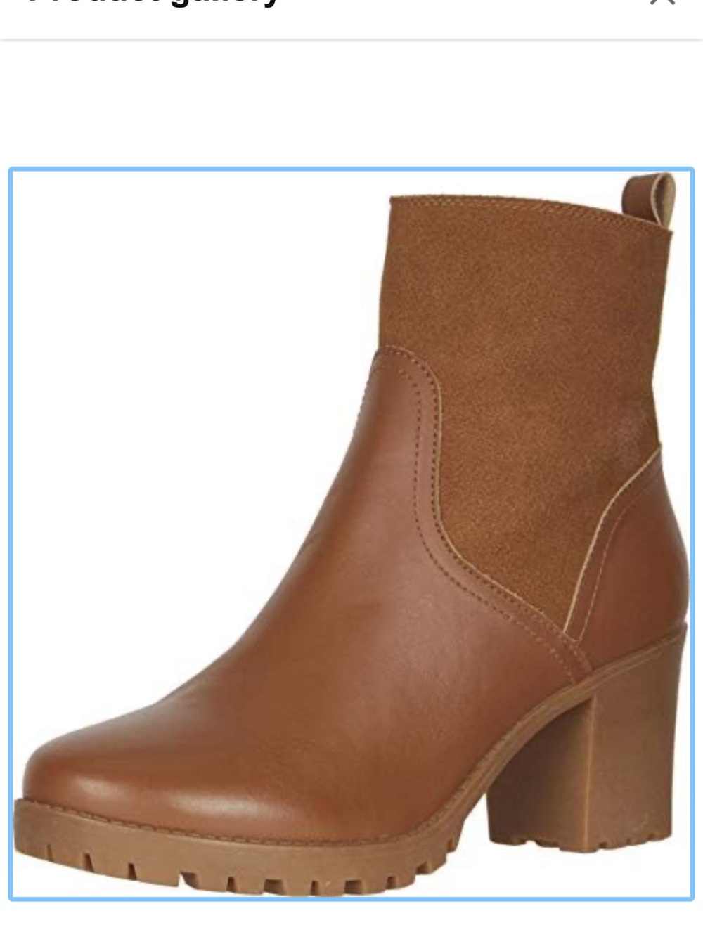 Soludos Dani Shearling Platform Boot in color Saddle